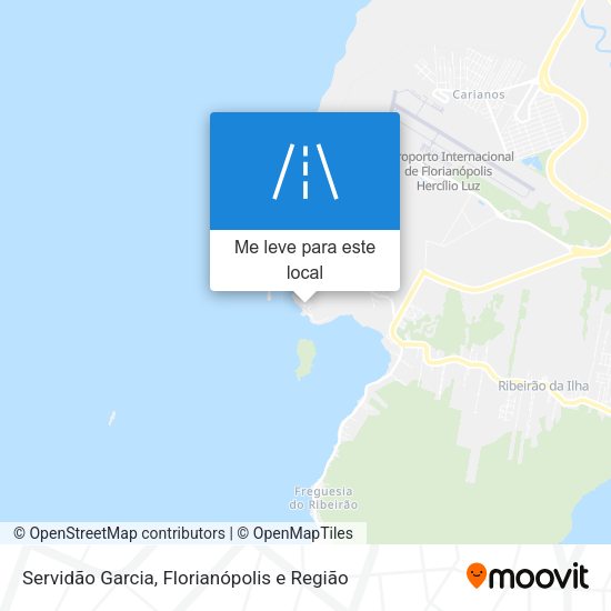 Servidão Garcia mapa