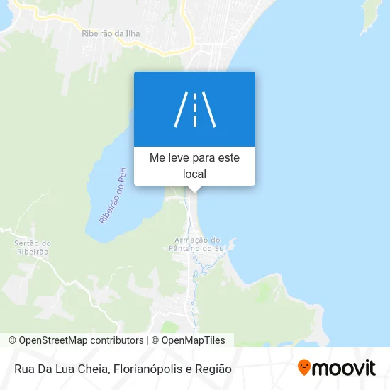 Rua Da Lua Cheia mapa