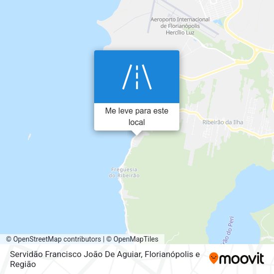Servidão Francisco João De Aguiar mapa
