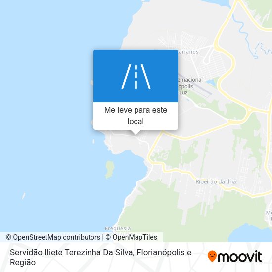 Servidão Iliete Terezinha Da Silva mapa