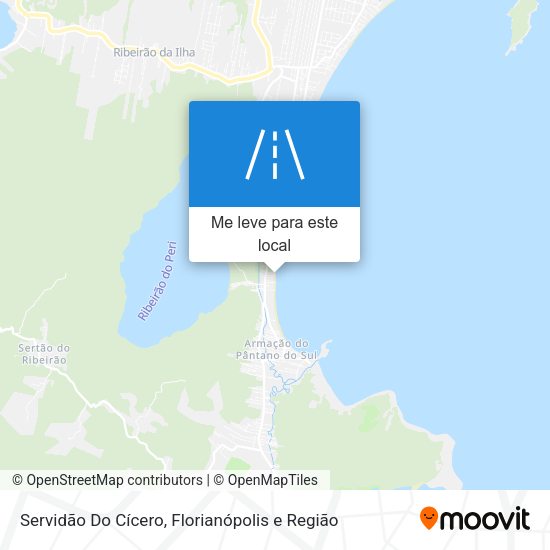 Servidão Do Cícero mapa