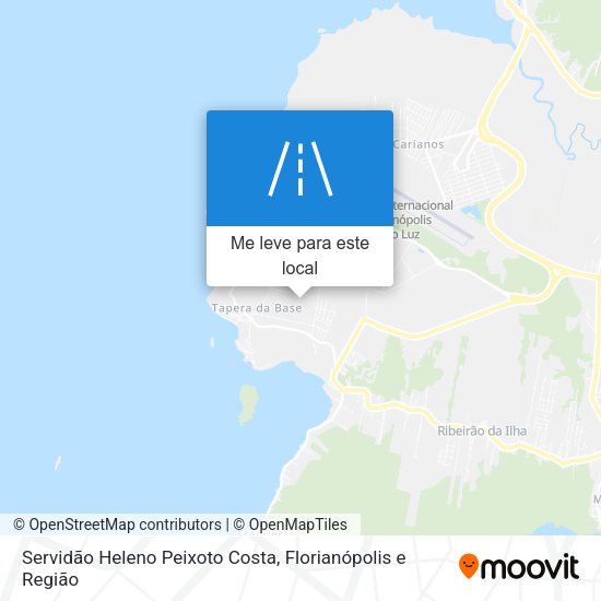 Servidão Heleno Peixoto Costa mapa