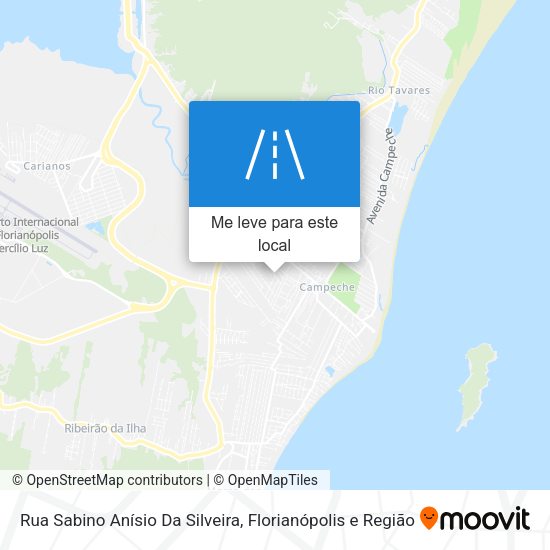Rua Sabino Anísio Da Silveira mapa