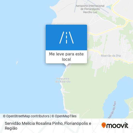 Servidão Melícia Rosalina Pinho mapa