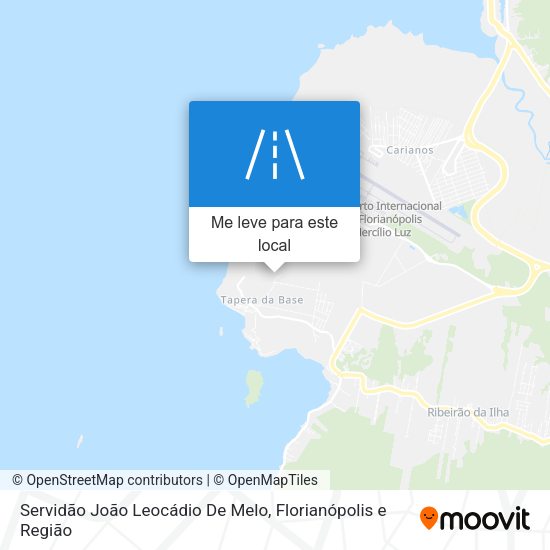 Servidão João Leocádio De Melo mapa