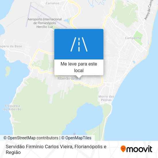 Servidão Firmínio Carlos Vieira mapa