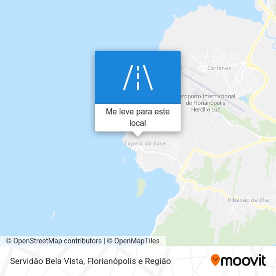 Servidão Bela Vista mapa