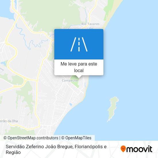 Servidão Zeferino João Bregue mapa