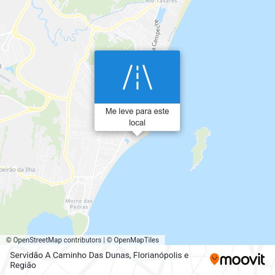 Servidão A Caminho Das Dunas mapa