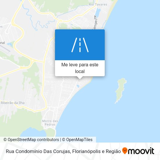 Rua Condomínio Das Corujas mapa