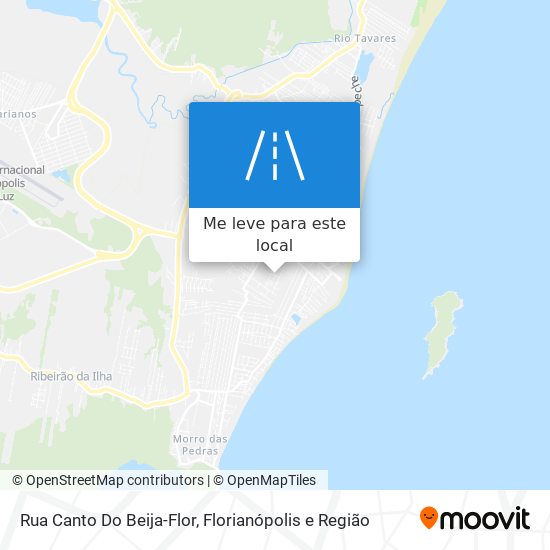 Rua Canto Do Beija-Flor mapa