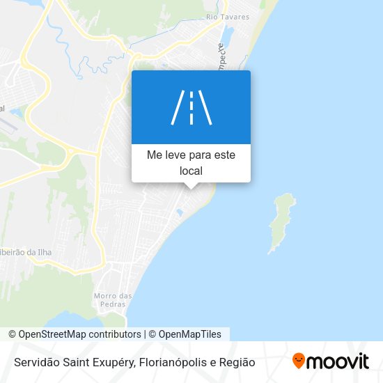 Servidão Saint Exupéry mapa