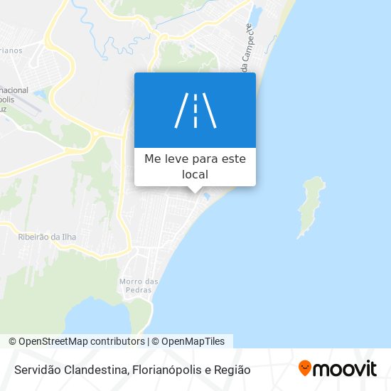 Servidão Clandestina mapa