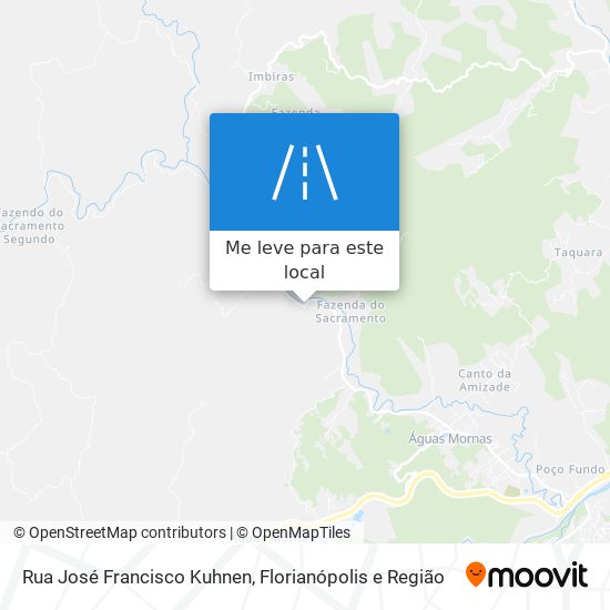 Rua José Francisco Kuhnen mapa