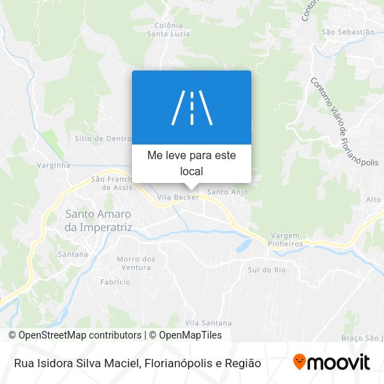 Rua Isidora Silva Maciel mapa