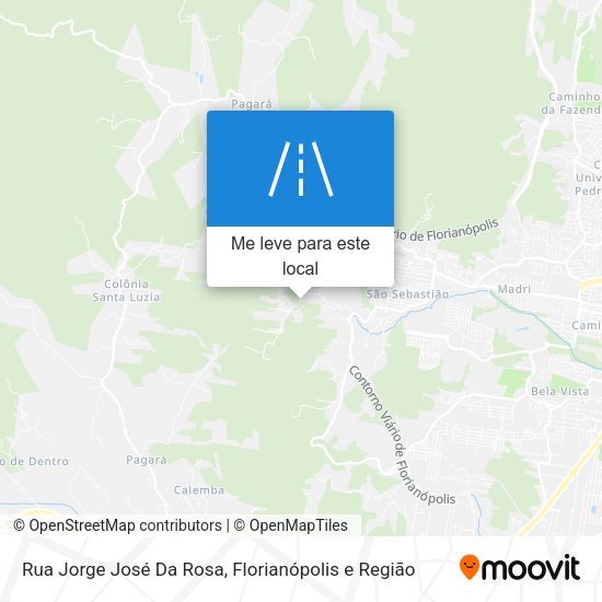 Rua Jorge José Da Rosa mapa
