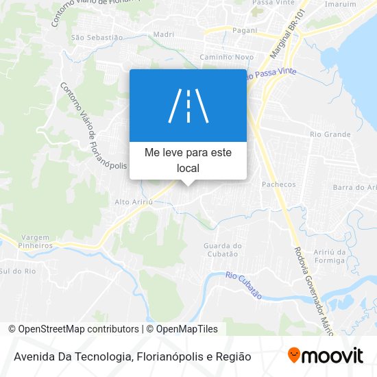Avenida Da Tecnologia mapa