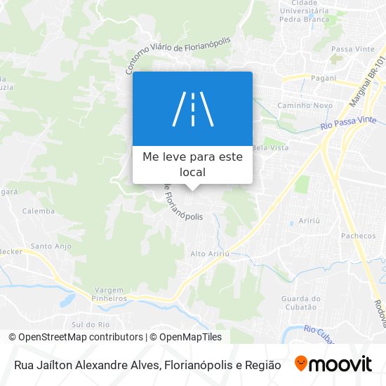 Rua Jaílton Alexandre Alves mapa