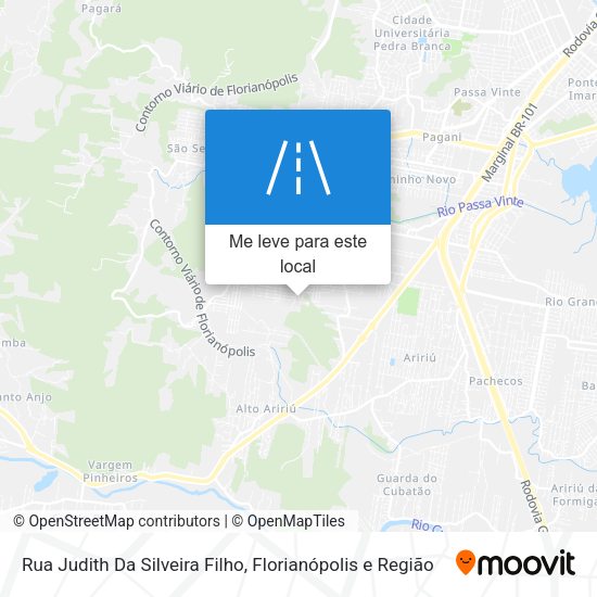 Rua Judith Da Silveira Filho mapa