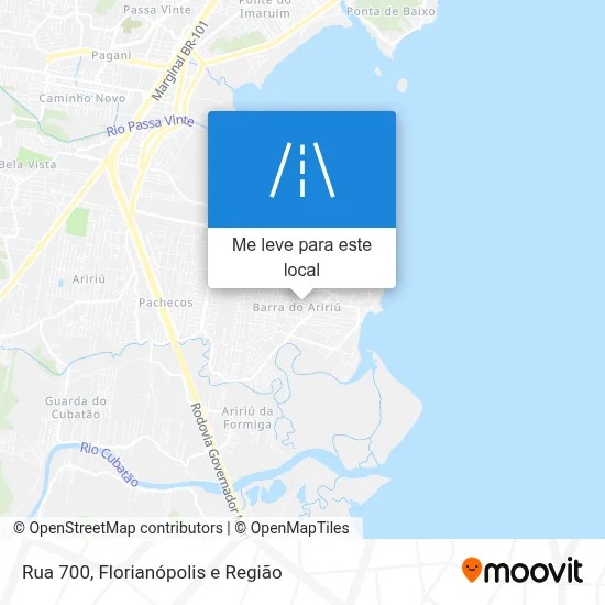 Rua 700 mapa
