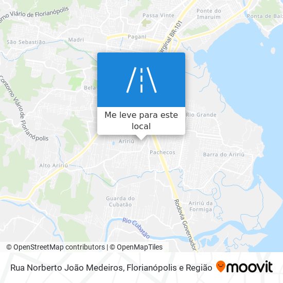 Rua Norberto João Medeiros mapa