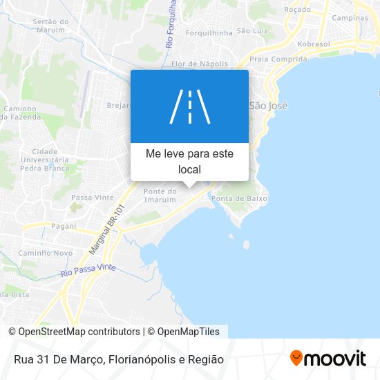 Rua 31 De Março mapa