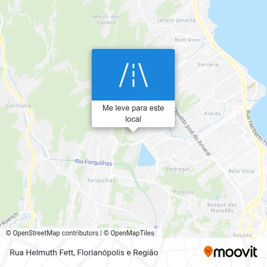 Rua Helmuth Fett mapa