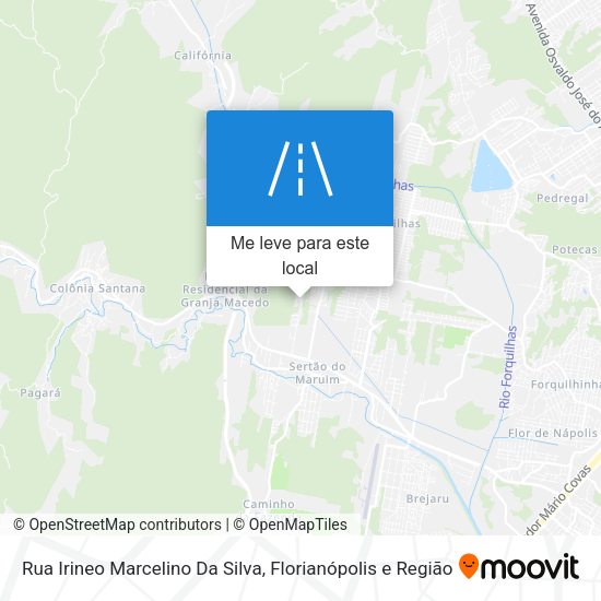 Rua Irineo Marcelino Da Silva mapa