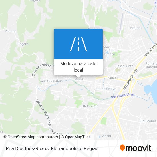 Rua Dos Ipês-Roxos mapa
