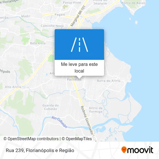Rua 239 mapa