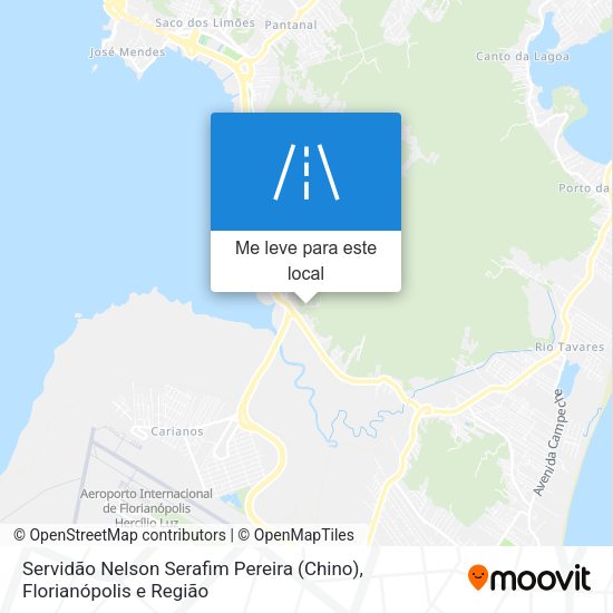 Servidão Nelson Serafim Pereira (Chino) mapa