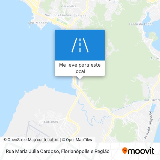 Rua Maria Júlia Cardoso mapa