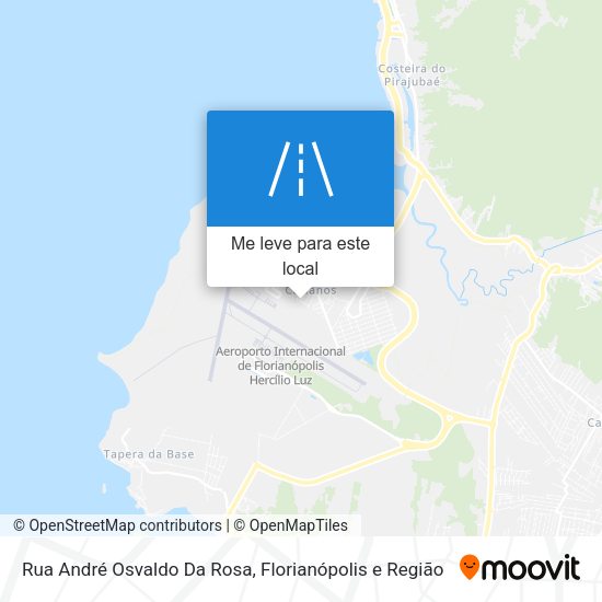 Rua André Osvaldo Da Rosa mapa