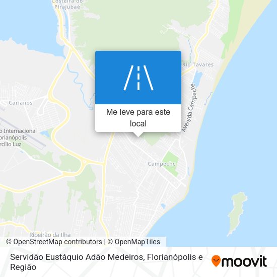Servidão Eustáquio Adão Medeiros mapa