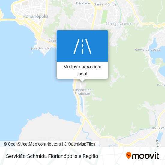 Servidão Schmidt mapa