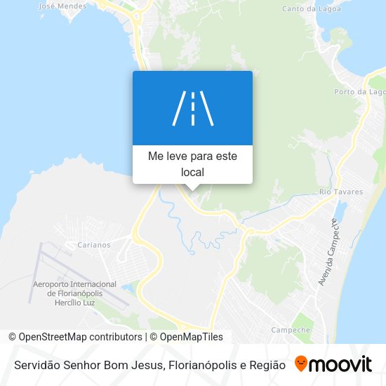 Servidão Senhor Bom Jesus mapa
