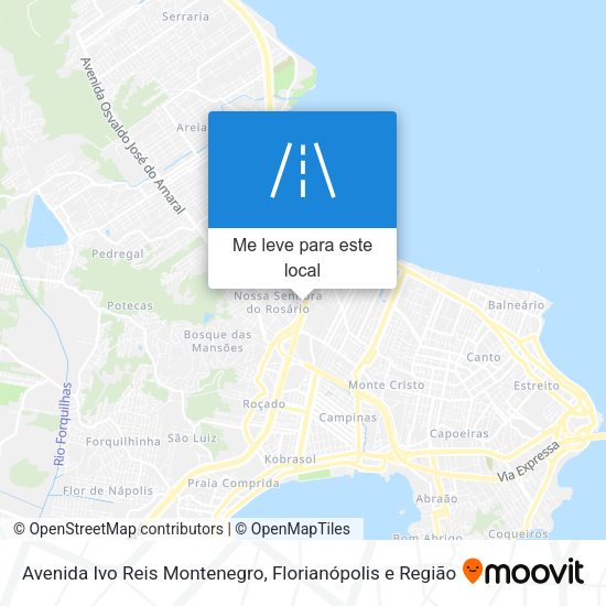 Avenida Ivo Reis Montenegro mapa