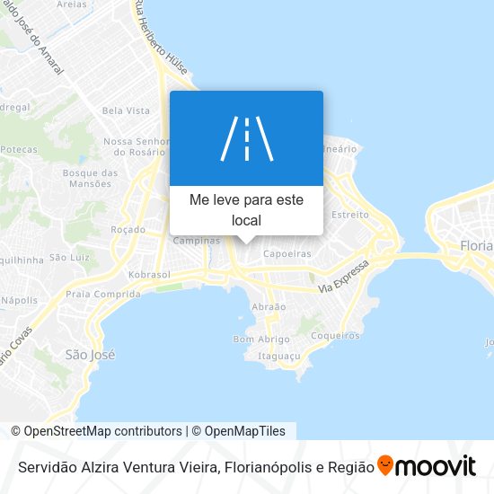 Servidão Alzira Ventura Vieira mapa