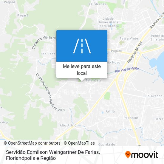 Servidão Edmilson Weingartner De Farias mapa