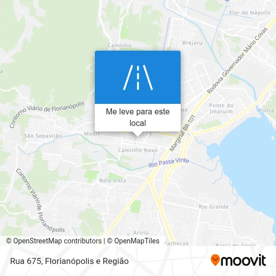 Rua 675 mapa