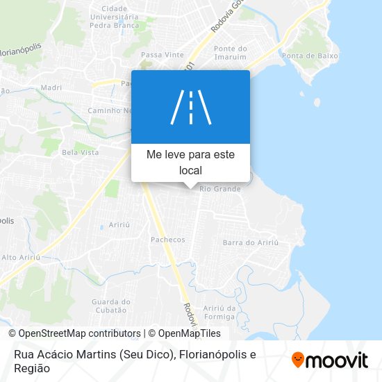 Rua Acácio Martins (Seu Dico) mapa