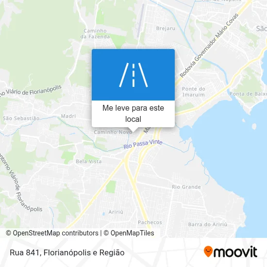 Rua 841 mapa