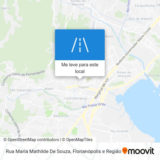 Rua Maria Mathilde De Souza mapa