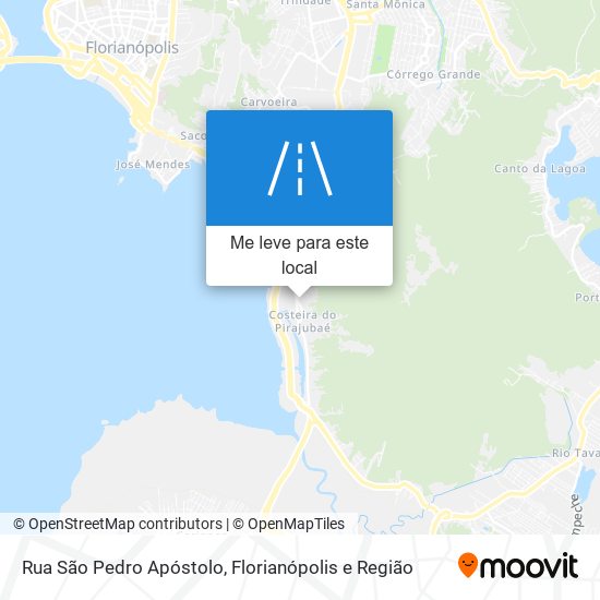 Rua São Pedro Apóstolo mapa