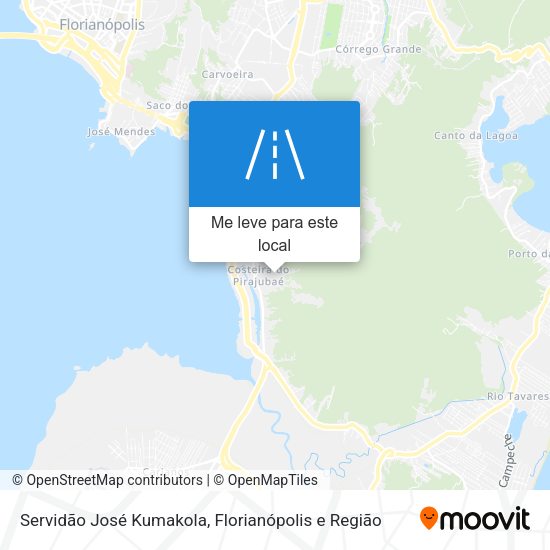 Servidão José Kumakola mapa