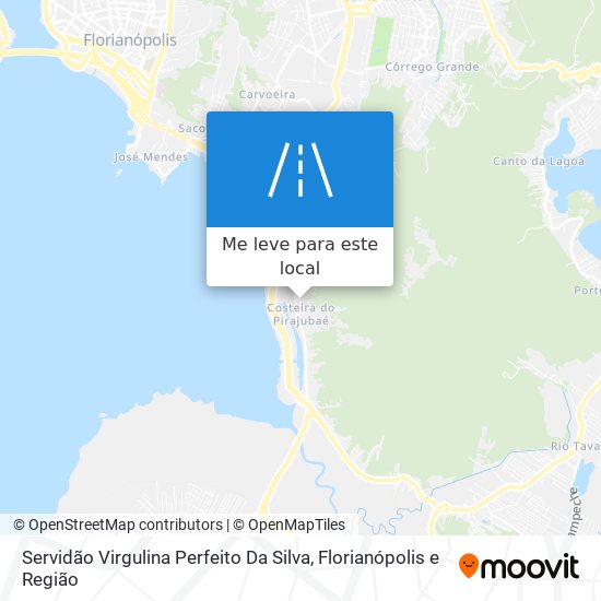 Servidão Virgulina Perfeito Da Silva mapa