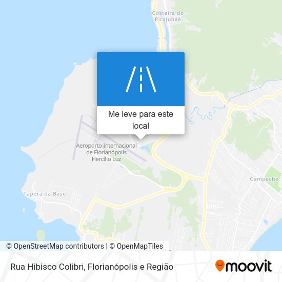 Rua Hibisco Colibri mapa
