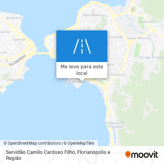 Servidão Camilo Cardoso Filho mapa