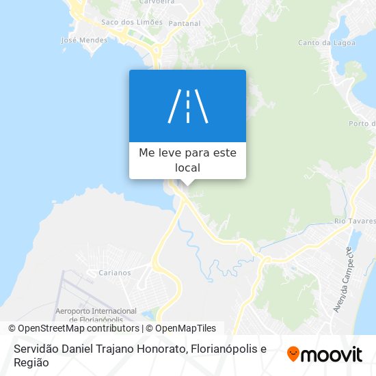 Servidão Daniel Trajano Honorato mapa