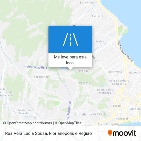 Rua Vera Lúcia Sousa mapa